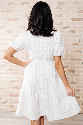 On Cloud Nine Bubble Midi Dress - Fashion Are Us 