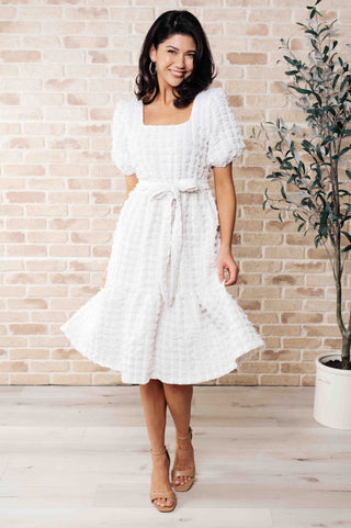 On Cloud Nine Bubble Midi Dress - Fashion Are Us 