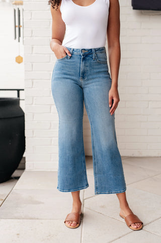 PREORDER: High Rise Wide Leg Jeans in Three Colors Ave Shops