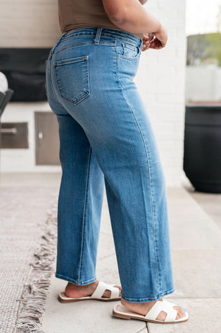 PREORDER: High Rise Wide Leg Jeans in Three Colors Ave Shops