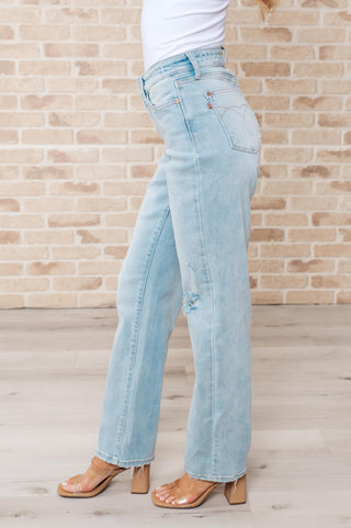 Parker High Rise 90's Straight Jeans - Fashion Are Us, LLC