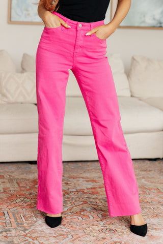 Barbara High Rise Garment Dyed 90's Straight Jeans - Fashion Are Us 