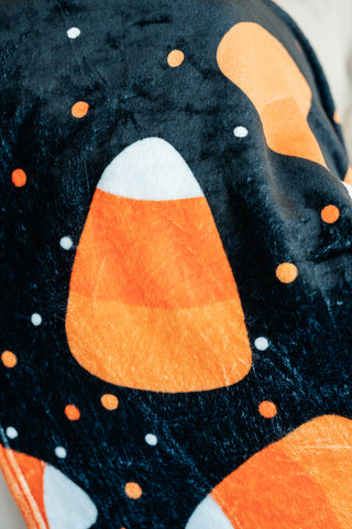 PREORDER: Halloween Fleece Blanket in Jumbo Candies Ave Shops