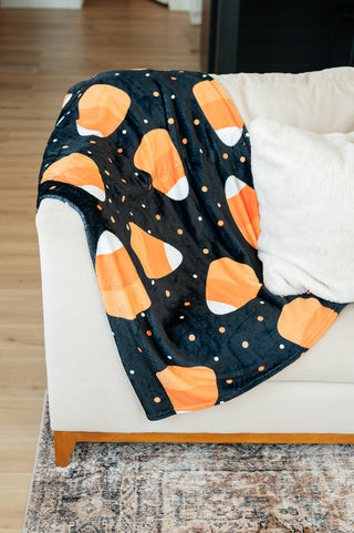 PREORDER: Halloween Fleece Blanket in Jumbo Candies Ave Shops