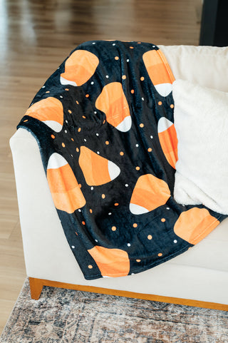 PREORDER: Halloween Fleece Blanket in Jumbo Candies Ave Shops