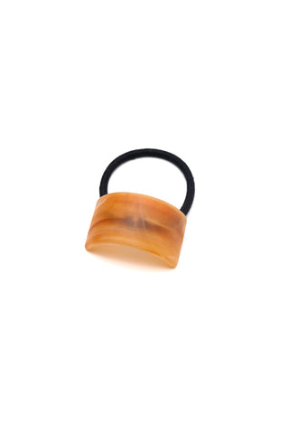 Rectangle Cuff Hair Tie Elastic in Amber - Fashion Are Us 