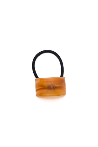 Rectangle Cuff Hair Tie Elastic in Amber - Fashion Are Us 