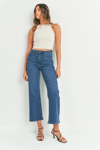 PREORDER: High Rise Wide Leg Jeans in Three Colors Ave Shops