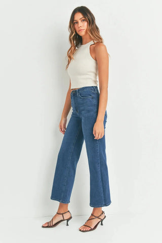 PREORDER: High Rise Wide Leg Jeans in Three Colors Ave Shops