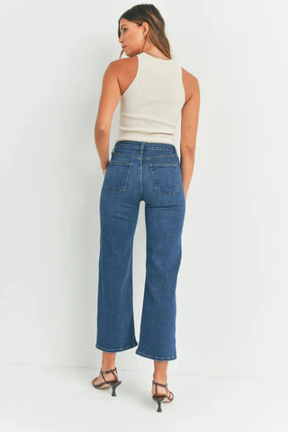 PREORDER: High Rise Wide Leg Jeans in Three Colors Ave Shops