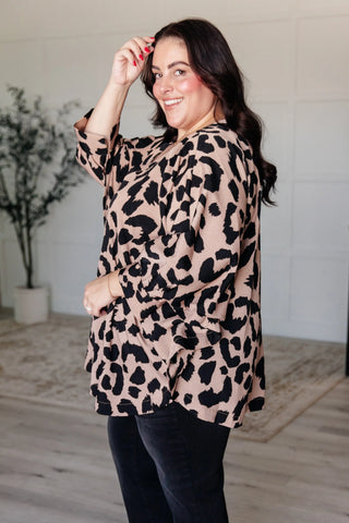 She's Got Eyes of Gold Batwing Blouse - Fashion Are Us, LLC