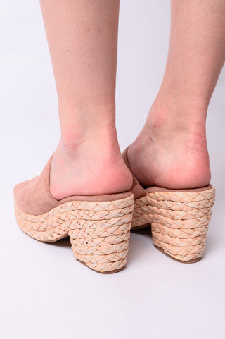 Solstice Espadrille Wedge in Blush - Fashion Are Us, LLC