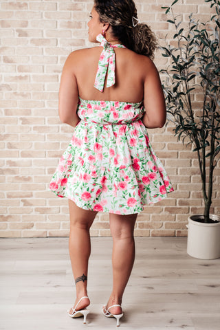 Soul Tied Floral Dress in Pink - Fashion Are Us, LLC