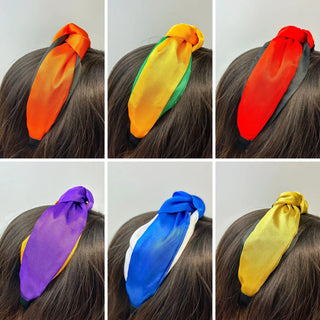 PREORDER: Game Day Jumbo Puffy Knotted Headbands in Six Colors Ave Shops