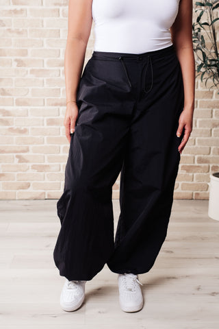 Step Up Joggers in Black - Fashion Are Us 