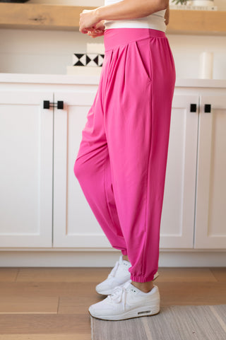 The Motive Slouch Jogger in Hot Pink Ave Shops