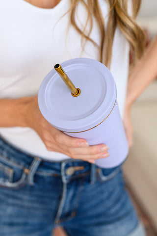 Total Eclipse Tumbler In Lilac - Fashion Are Us 