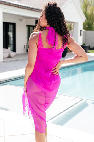 Wrapped In Summer Versatile Swim Cover in Pink - Fashion Are Us 