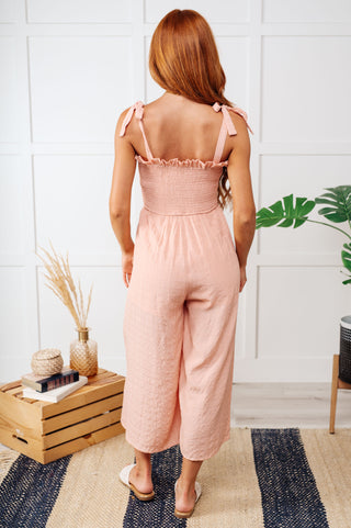 You Swoon, You Sigh Ruffle Neckline Jumpsuit - Fashion Are Us 