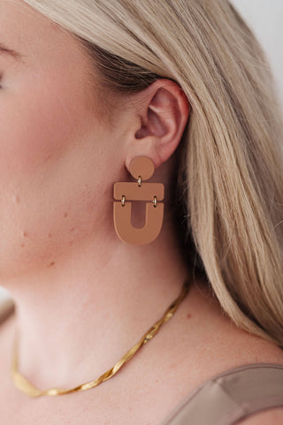 Dreamboat Earrings in Brown - Fashion Are Us, LLC