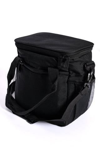 Insulated Checked Tote in Black - Fashion Are Us, LLC