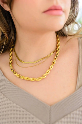 Midas Touch Classic Rope Chain - Fashion Are Us, LLC