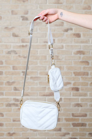 Under Your Spell Crossbody in White - Fashion Are Us, LLC