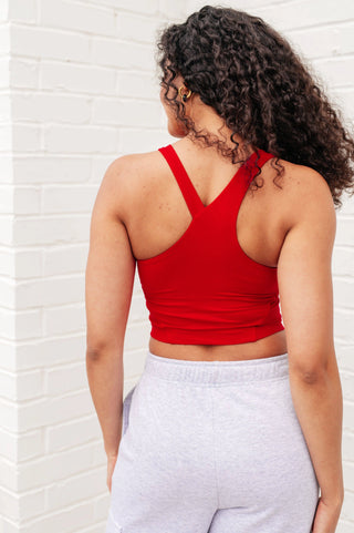 Doing it For Me Asymmetrical Tank in True Red - Fashion Are Us, LLC