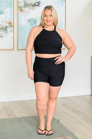 Hot Girl Walks Biker Shorts in Black - Fashion Are Us, LLC