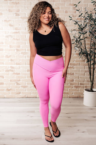 Molly Max Sculpt Leggings Pink - Fashion Are Us, LLC