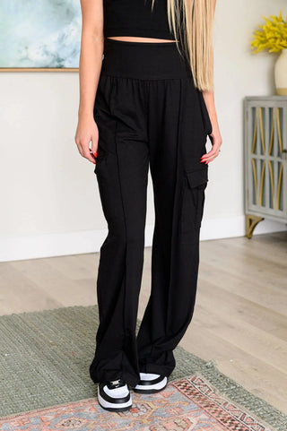 Race to Relax Cargo Pants in Black - Fashion Are Us, LLC