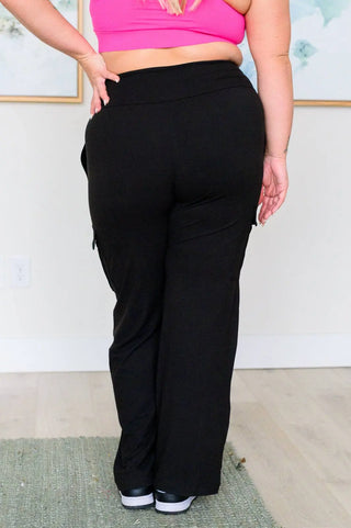 Race to Relax Cargo Pants in Black - Fashion Are Us, LLC