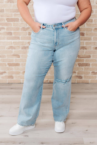 Parker High Rise 90's Straight Jeans - Fashion Are Us, LLC