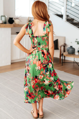 A Little While Longer Dress in Green - Fashion Are Us, LLC