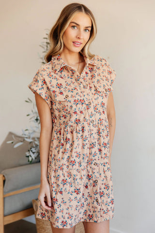 Anywhere You Go I'll Be Collared Dress - Fashion Are Us, LLC