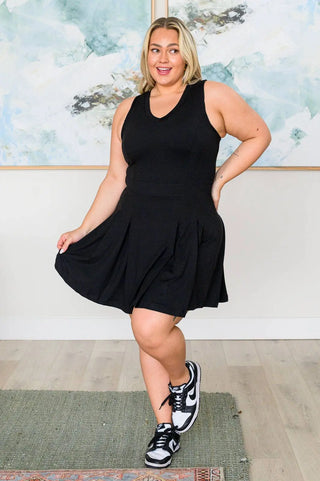 Hop, Skip and a Jump Dress and Shorts Set in Black - Fashion Are Us, LLC