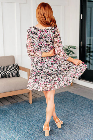 Jennifer Floral Dress - Fashion Are Us, LLC