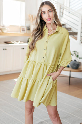 Just Like Honey Tiered Dress - Fashion Are Us, LLC