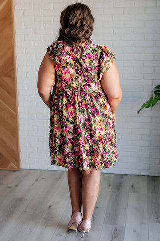 Name it and Claim It Floral Dress Ave Shops