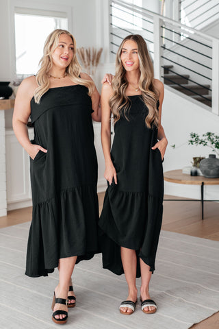 Nightlife Tie Back Maxi Dress - Fashion Are Us, LLC