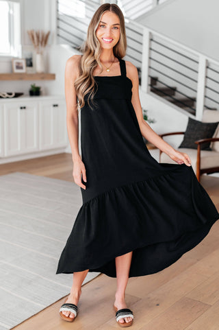 Nightlife Tie Back Maxi Dress - Fashion Are Us, LLC