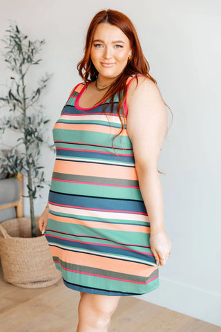 Summer Lovin' Striped Tank Dress - Fashion Are Us, LLC