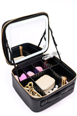 She's All That LED Makeup Case in White - Fashion Are Us, LLC