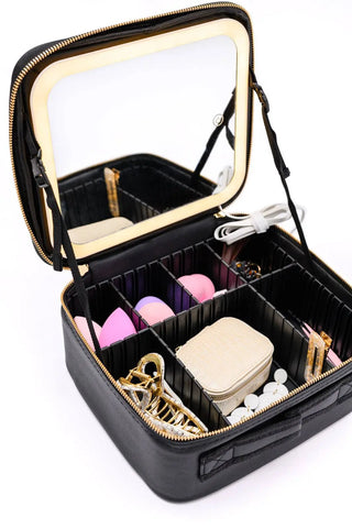 She's All That LED Makeup Case in White - Fashion Are Us, LLC