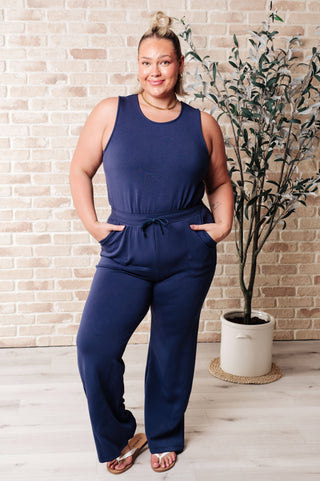 Rest Day Straight Leg Jumpsuit - Fashion Are Us, LLC