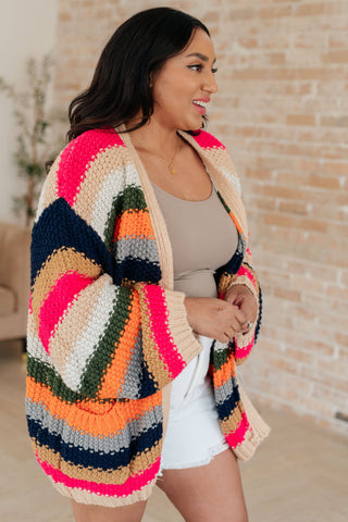 Life in Technicolor Knit Cardigan - Fashion Are Us, LLC