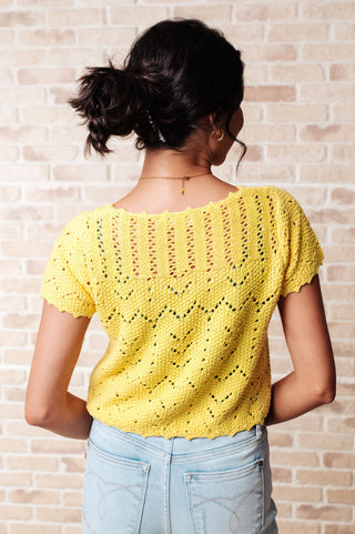 Nighttime Coffee Cardigan in Pineapple - Fashion Are Us, LLC