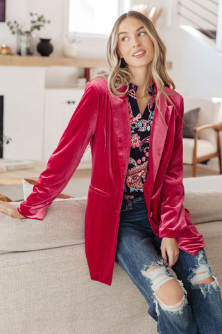 Verity Velvet Blazer - Fashion Are Us, LLC