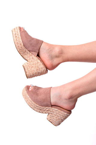 Solstice Espadrille Wedge in Blush - Fashion Are Us, LLC