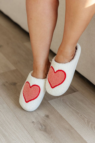 Big Heart Cozy Slippers - Fashion Are Us, LLC